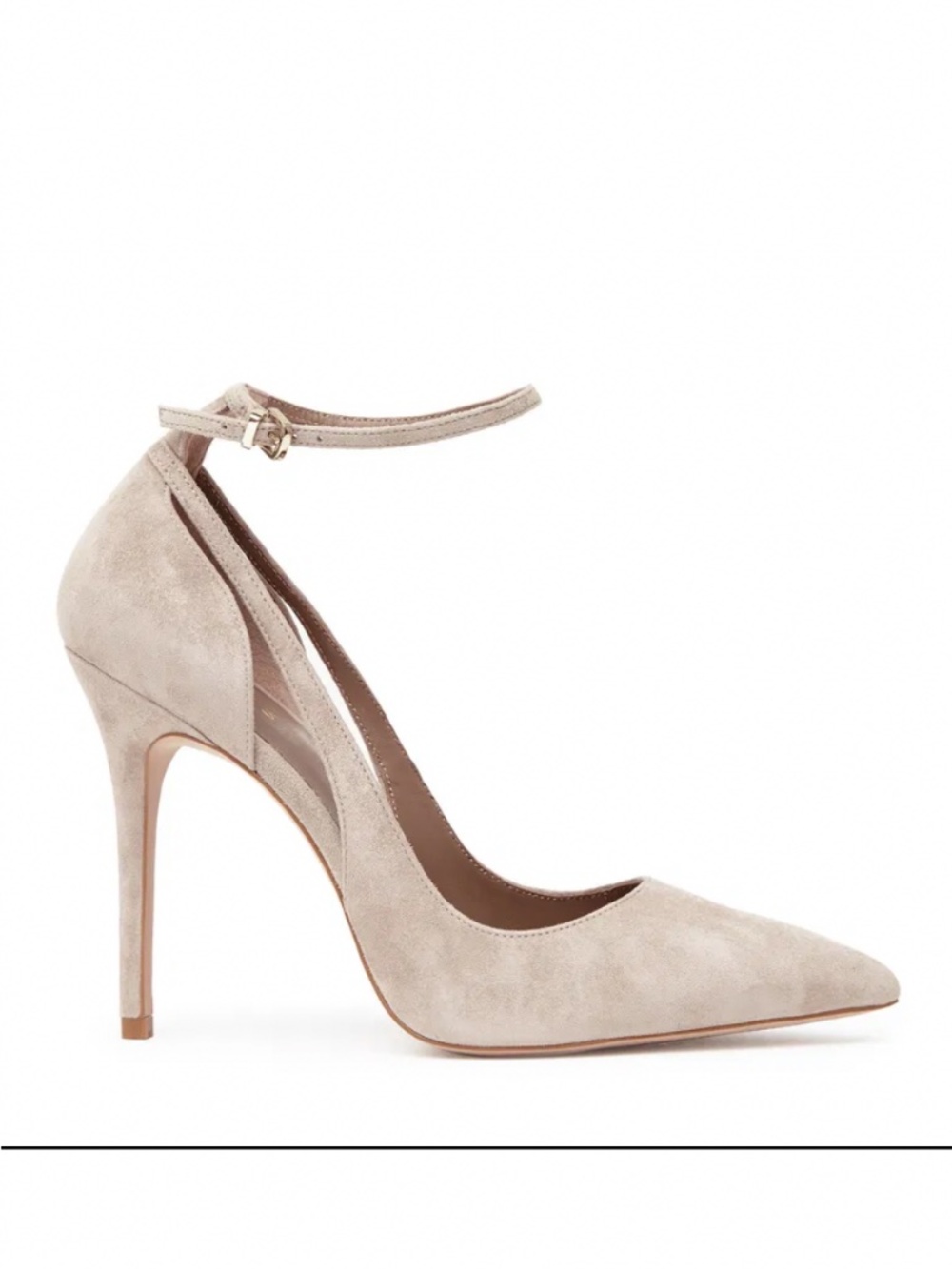 Marla Suede Ankle-Strap Shoes